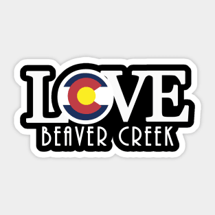 LOVE Beaver Creek CO Sticker